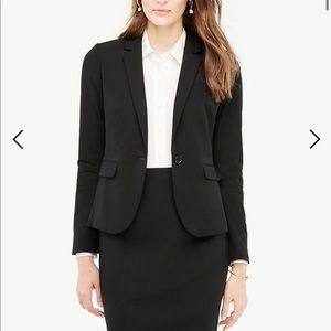 Ann Taylor One - Button Blazer in Black